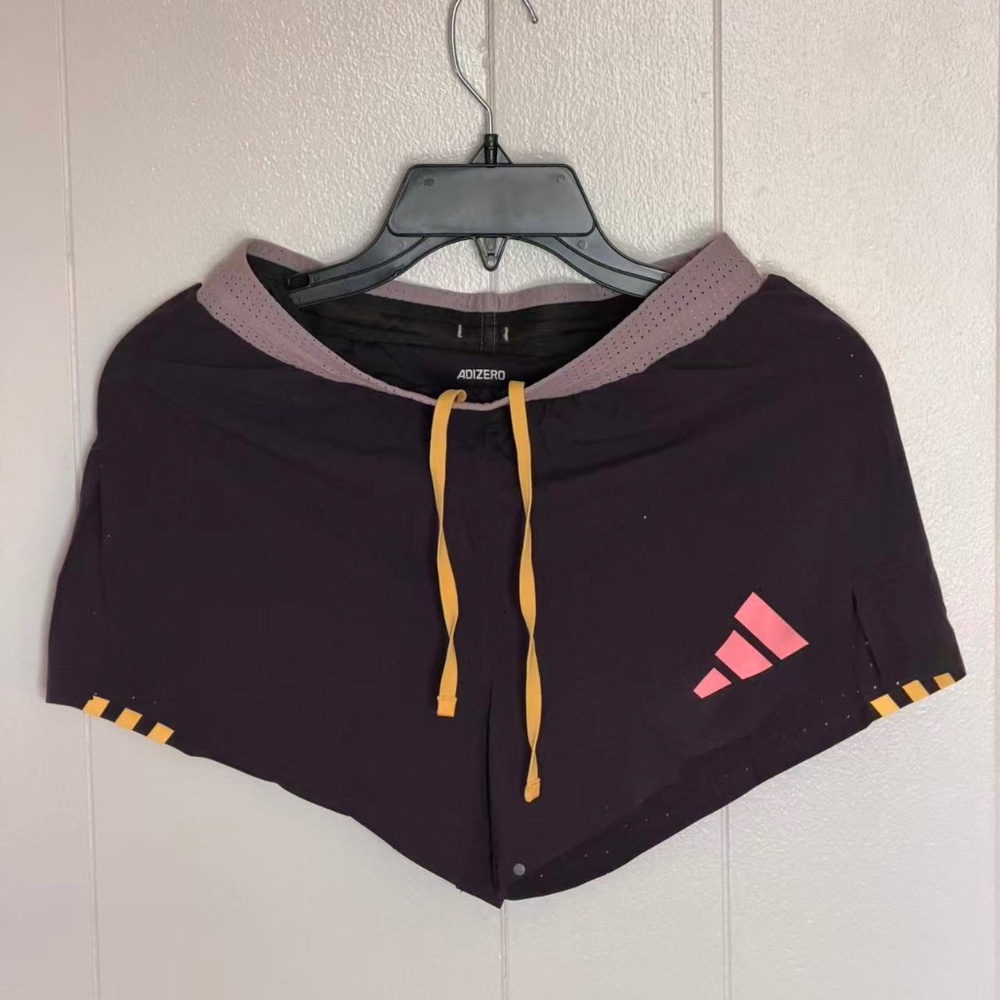 Adidas Pro Elite Running Racing Shorts Promo Split 3” Men’s Size Small (S)